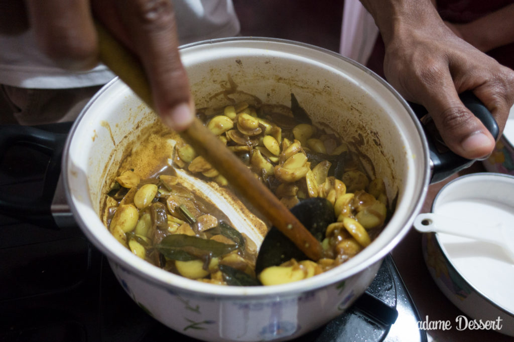 curry à l'ail |  Sri Lanka |  dame dessert